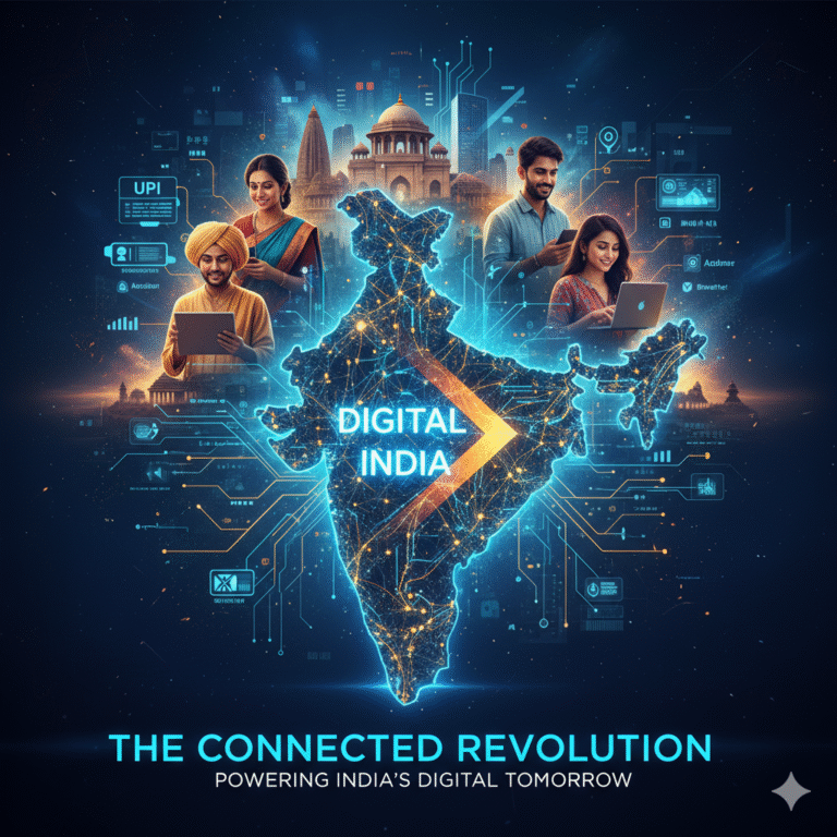 create of The Connected Revolution Powering India's Digital Tomorrow